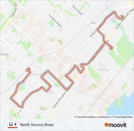 4 Bus Line Map