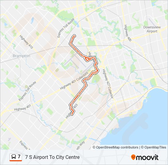 7 bus Line Map