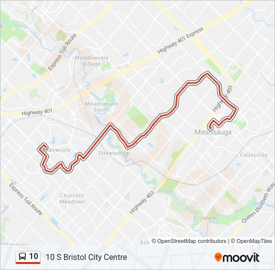 10 Bus Line Map