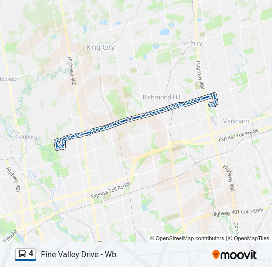 4 Bus Line Map