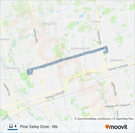 4 Bus Line Map