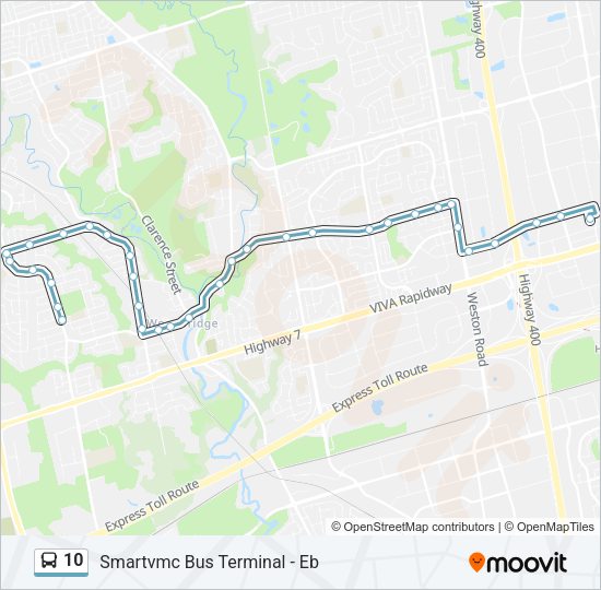 10 Bus Line Map
