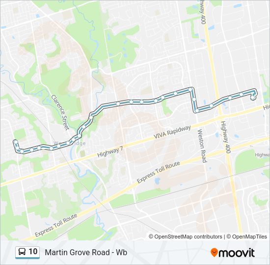 10 Bus Line Map