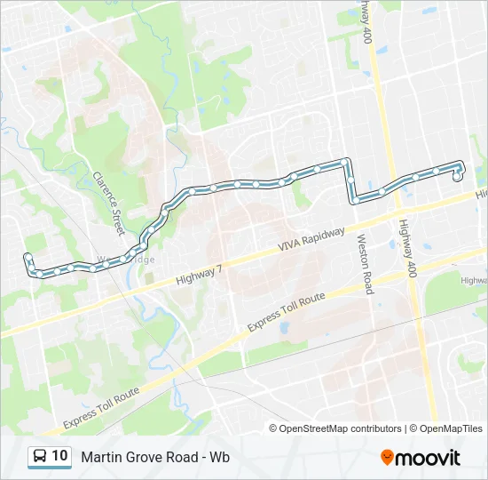 10 Bus Line Map