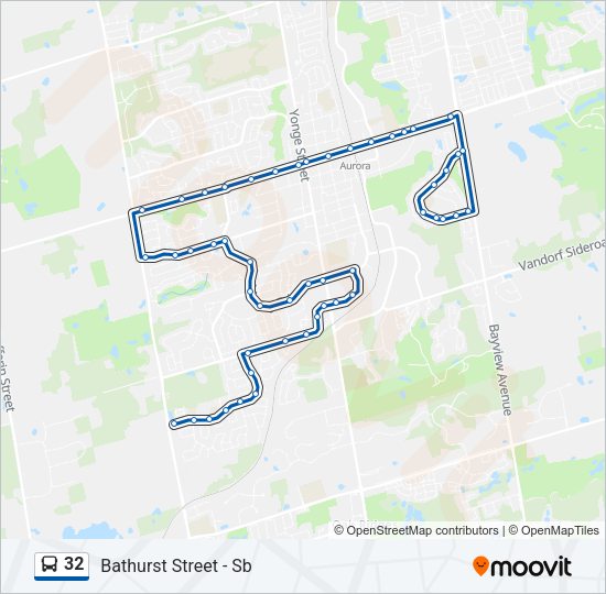 32 Bus Line Map