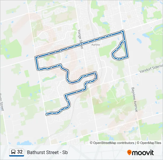 32 Bus Line Map