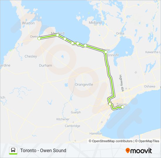 FLIXBUS 2711 Bus Line Map