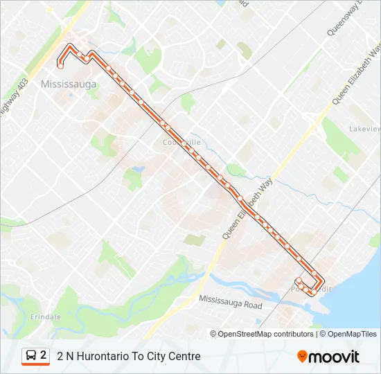 2 Bus Line Map