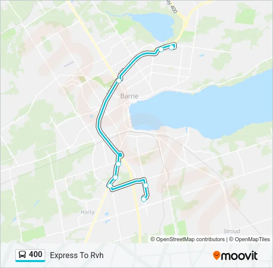 400 Bus Line Map