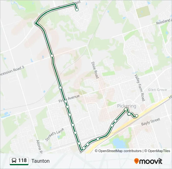 118 Bus Line Map