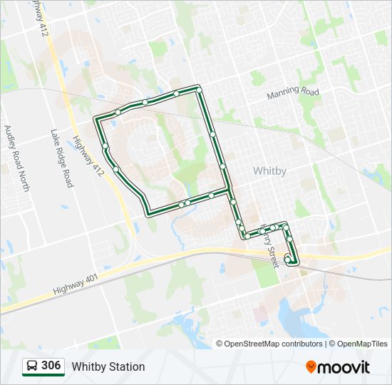 306 bus Line Map