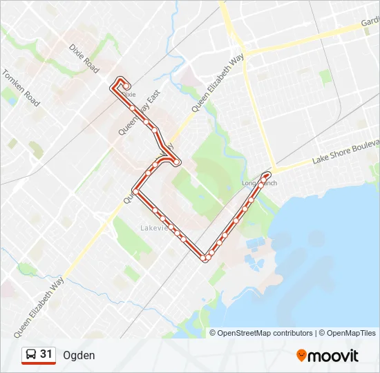 31 Bus Line Map