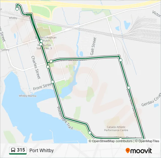 315 Route: Schedules, Stops & Maps - Port Whitby (Updated)
