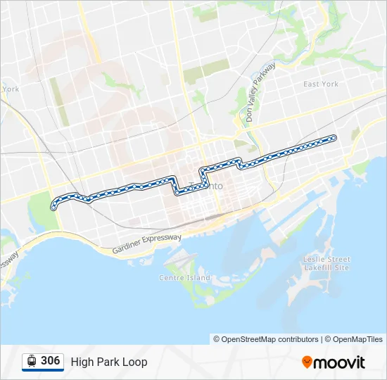 306 Streetcar Line Map