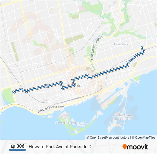 306 Streetcar Line Map