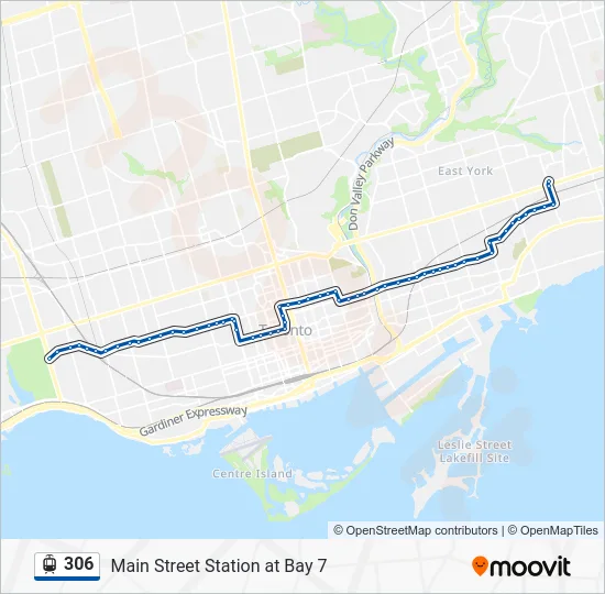 306 Streetcar Line Map