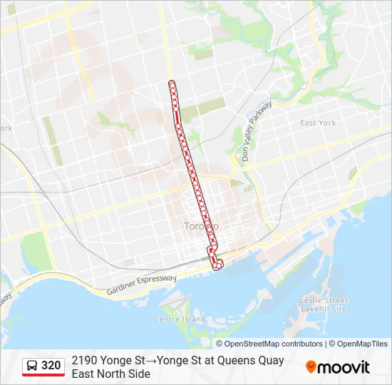 320 Bus Line Map