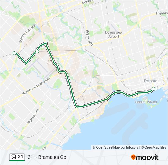 31 Bus Line Map