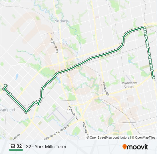 32 bus Line Map