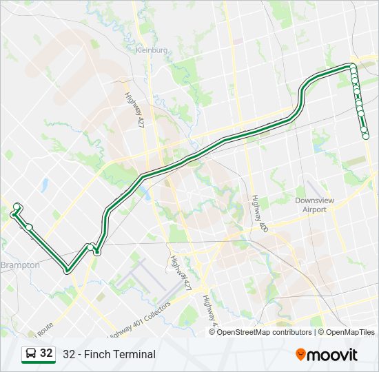 32 Bus Line Map