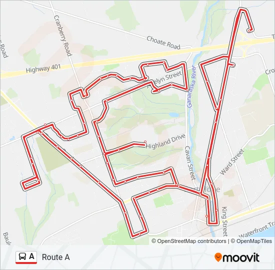 A Bus Line Map