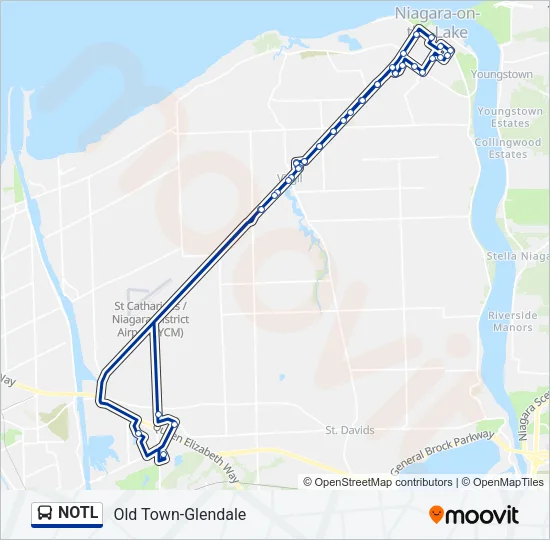 NOTL Bus Line Map