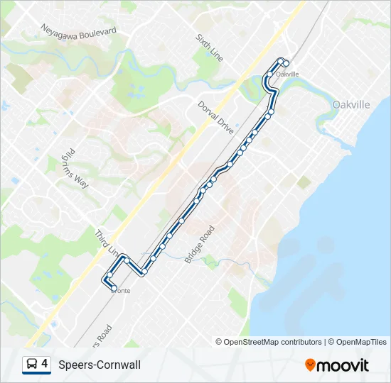 4 Bus Line Map