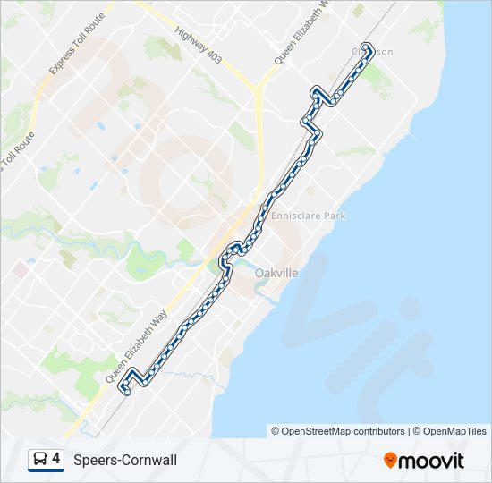 4 Bus Line Map