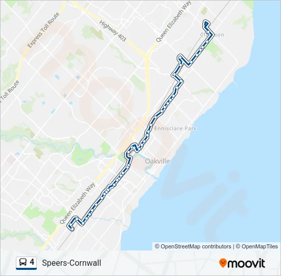 4 Bus Line Map