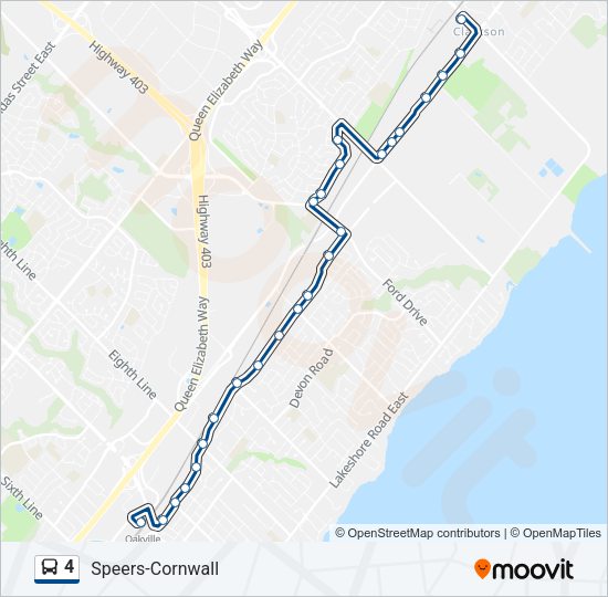 4 Bus Line Map