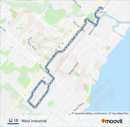 10 Bus Line Map