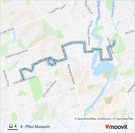 4 Bus Line Map