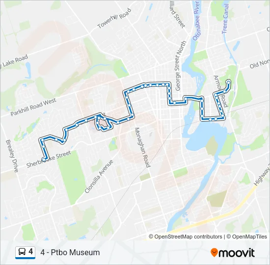 4 Bus Line Map