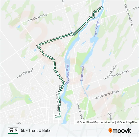 6 Bus Line Map