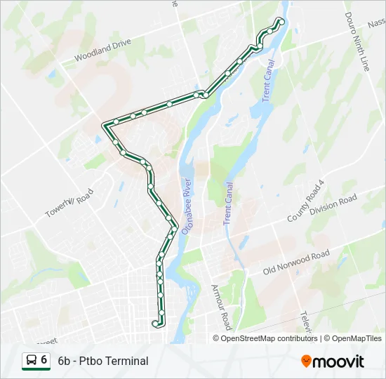 6 Bus Line Map