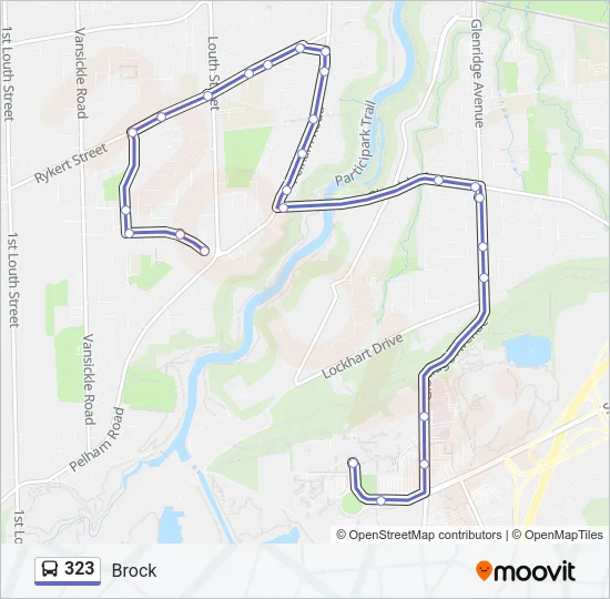 323 Bus Line Map