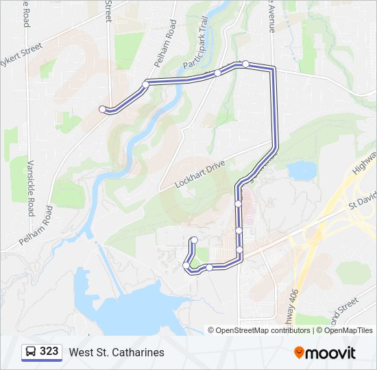 323 bus Line Map