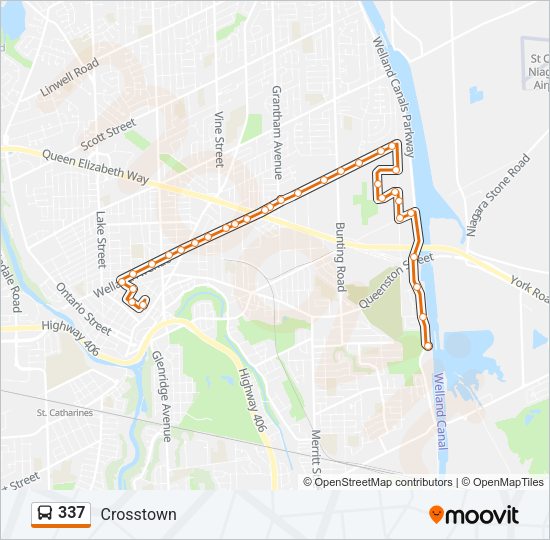 337 Bus Line Map