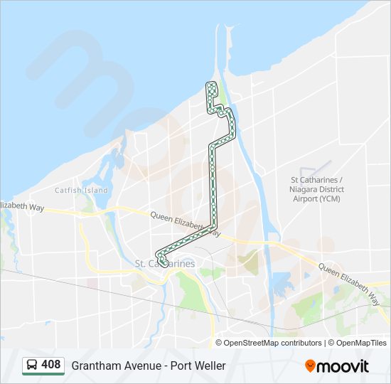 408 Bus Line Map