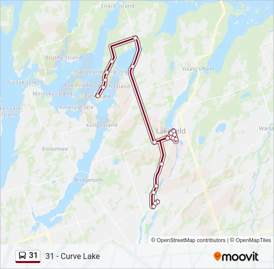 31 Bus Line Map