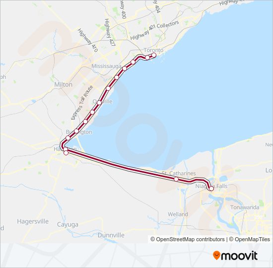 LW Train Line Map