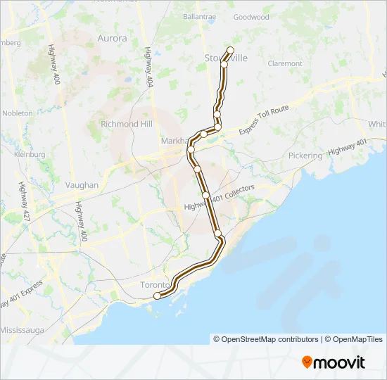 ST Train Line Map