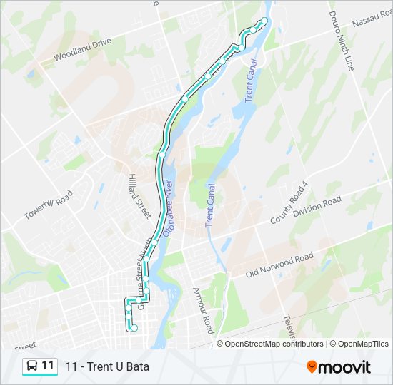11 Bus Line Map