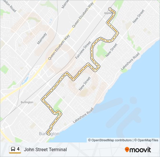 4 Bus Line Map