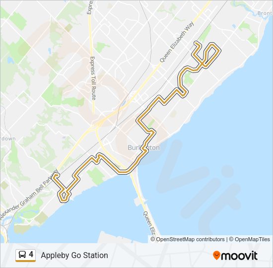 4 Bus Line Map