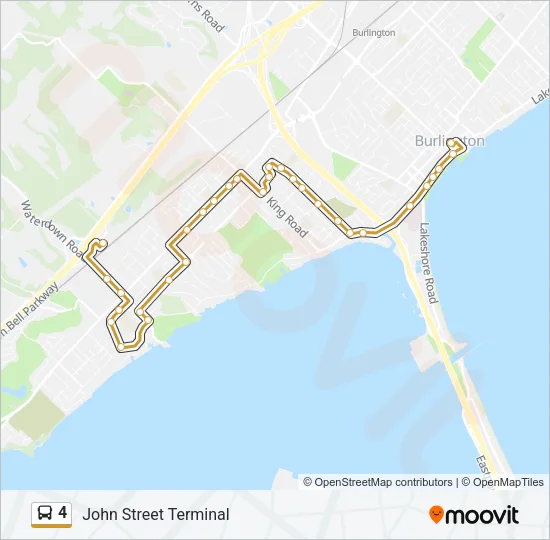 4 Bus Line Map