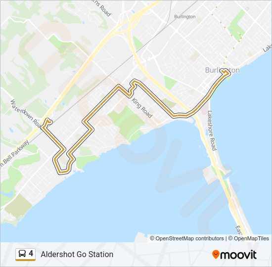 4 Bus Line Map