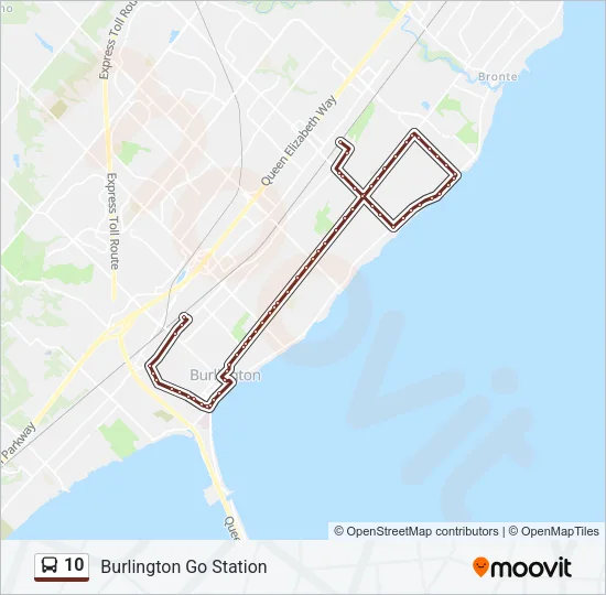 10 Bus Line Map