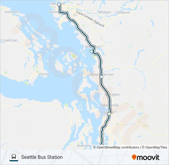 GREYHOUND US0501 Bus Line Map