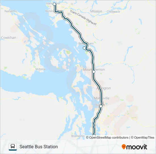 GREYHOUND US0501 Bus Line Map
